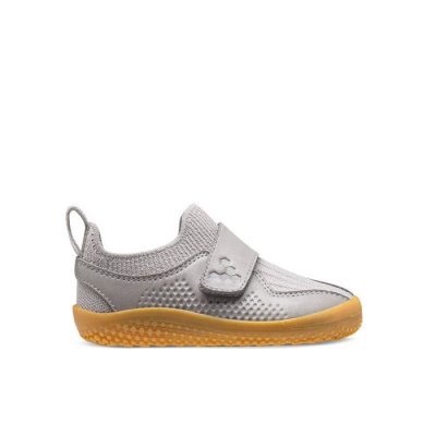 Vivobarefoot Primus Knit II - Pikkulapset Koulukengät Harmaat - ODC902361